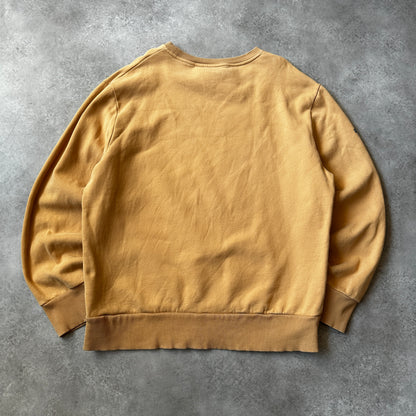 Superdry Mustard Yellow Bottle Cap Graphic Crewneck XXL