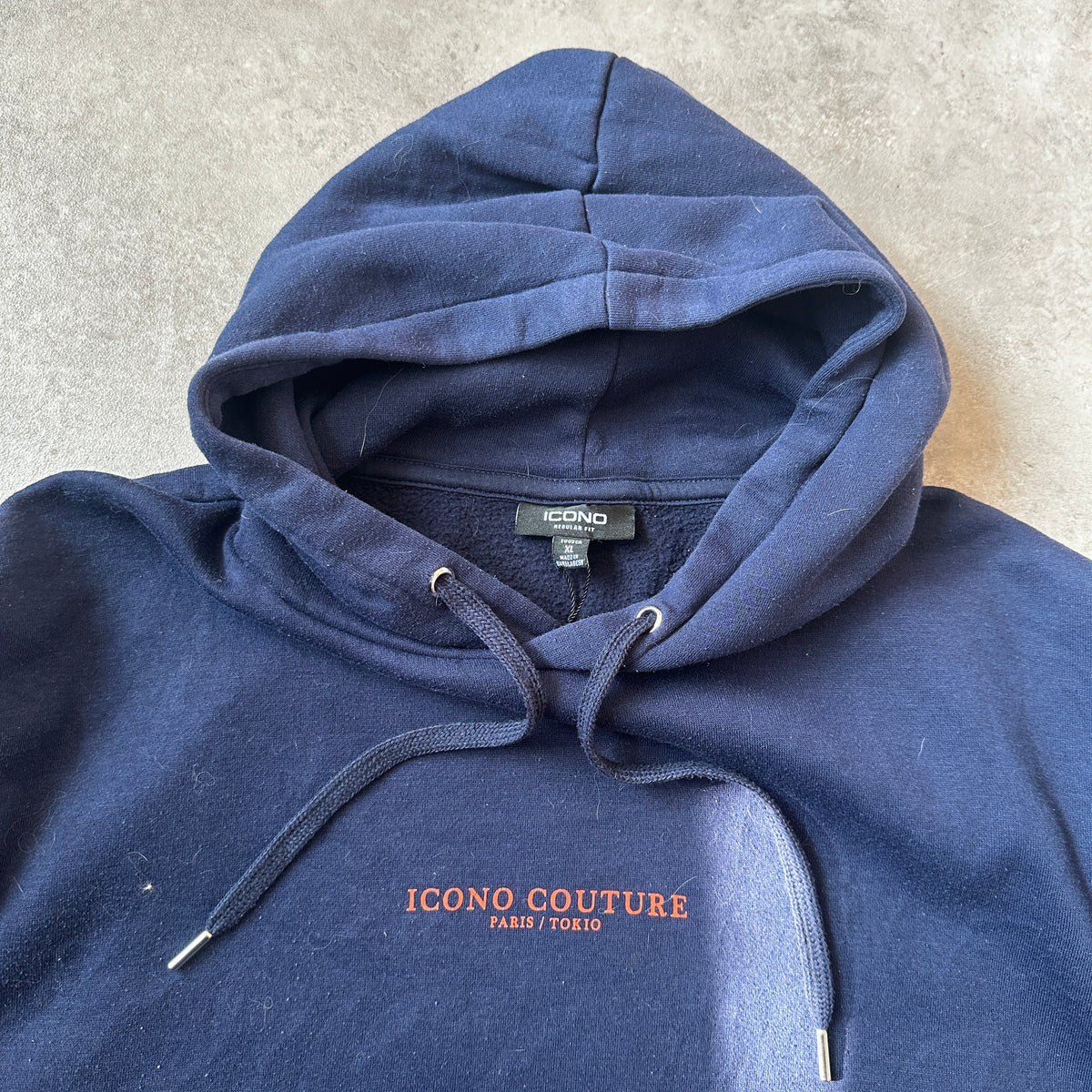 Icono Navy Blue Icono Couture Hoodie XL