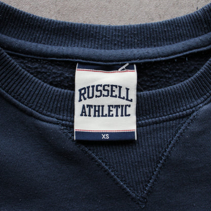 Russell Athletic Vintage Sweatshirt – Navy (Man-XS)