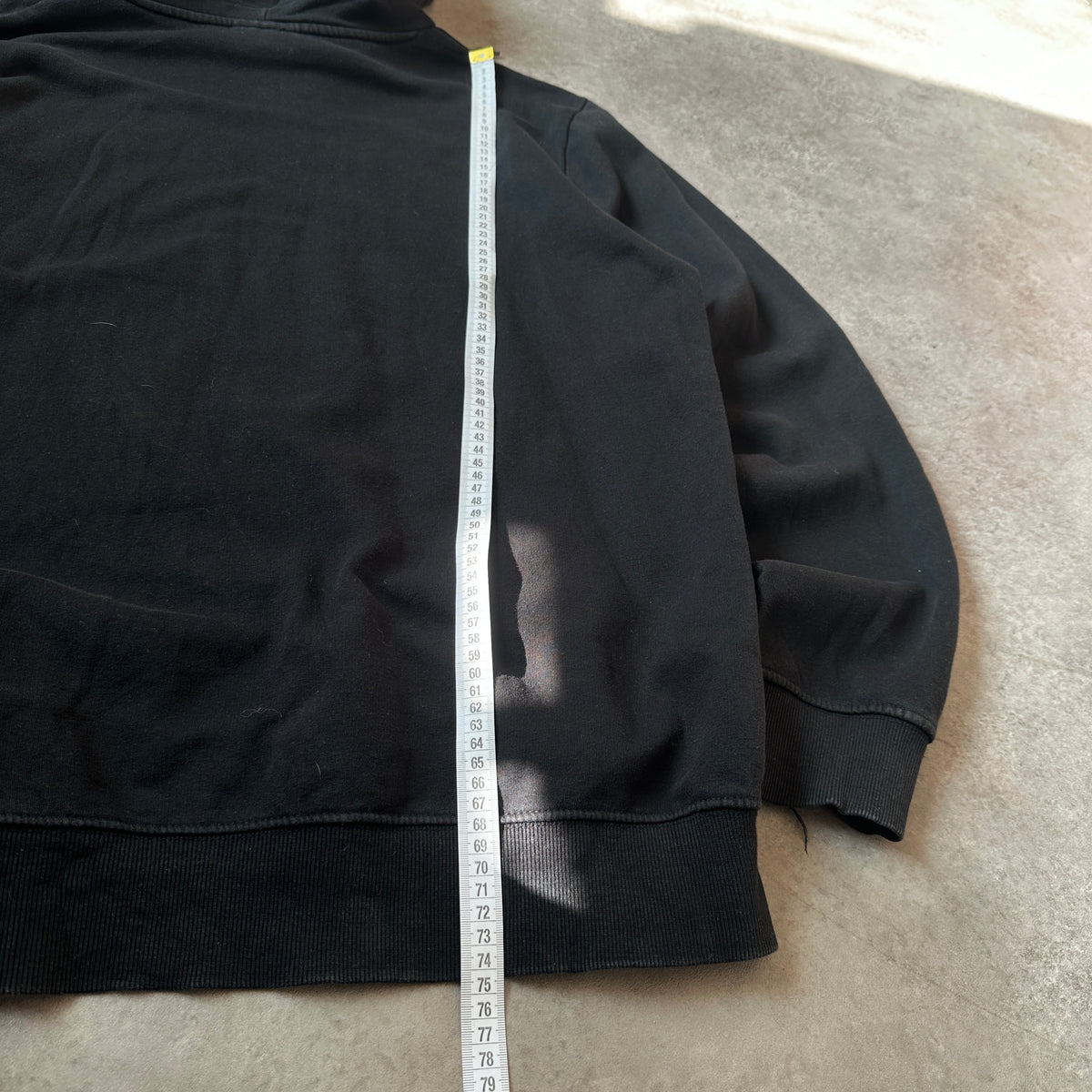 Kappa Black Big Arch Logo Hoodie XXL