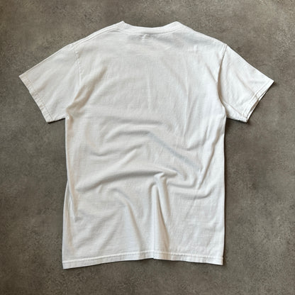 Alstyle White America Fish Graphic T-Shirt S