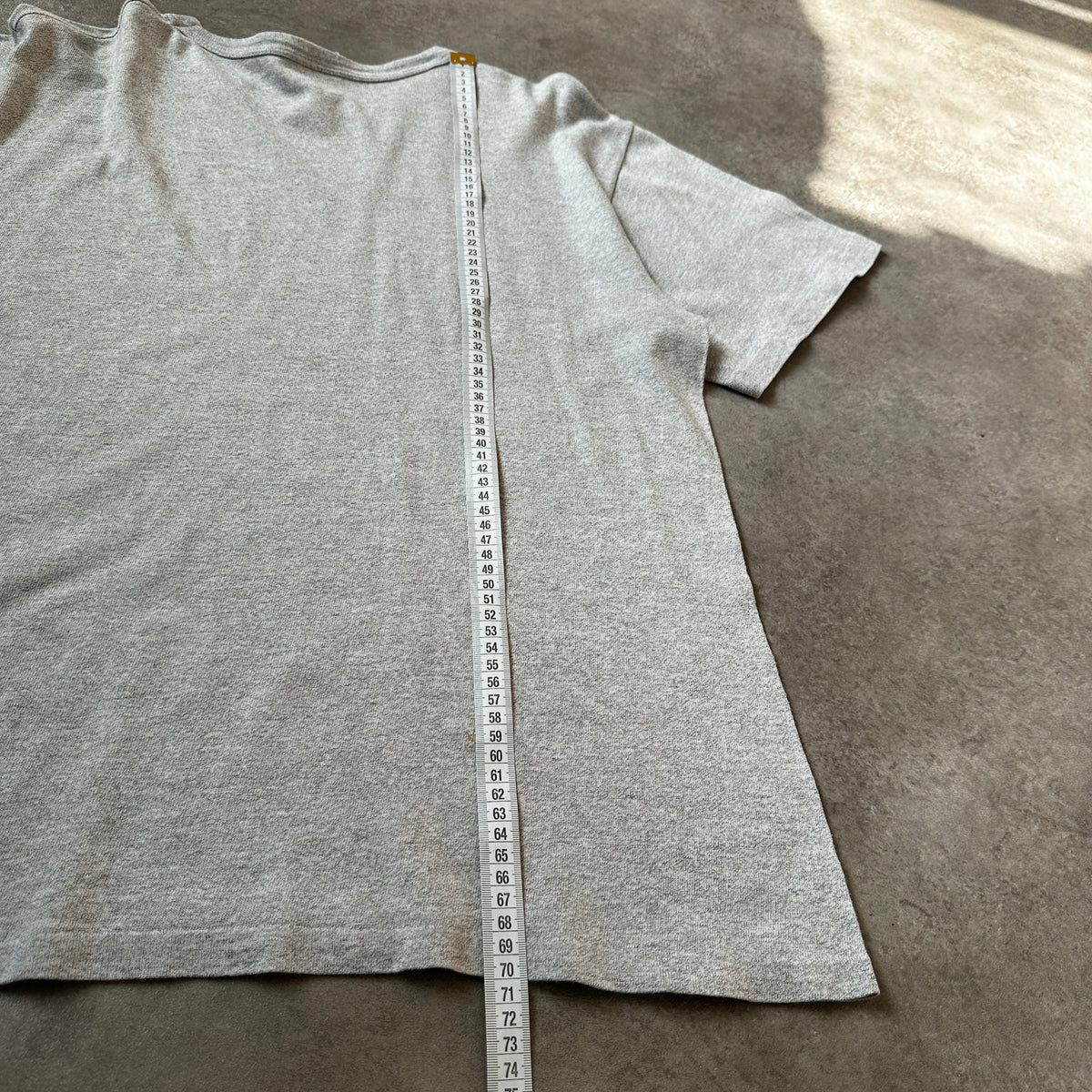 Champion Grey Script Logo T-Shirt M