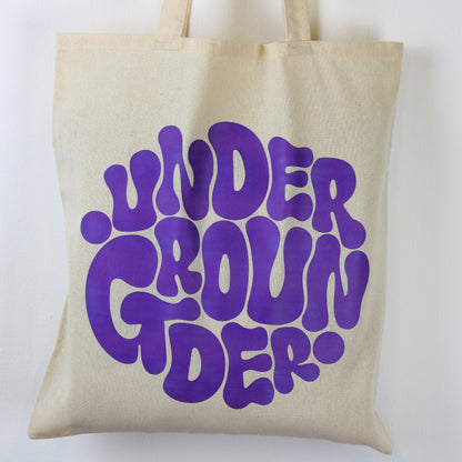 Undergrounder "purple" Tote Bag