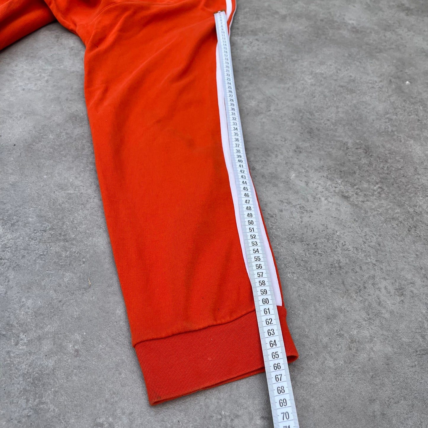 Adidas Orange Three Stripe Sweatshirt XL