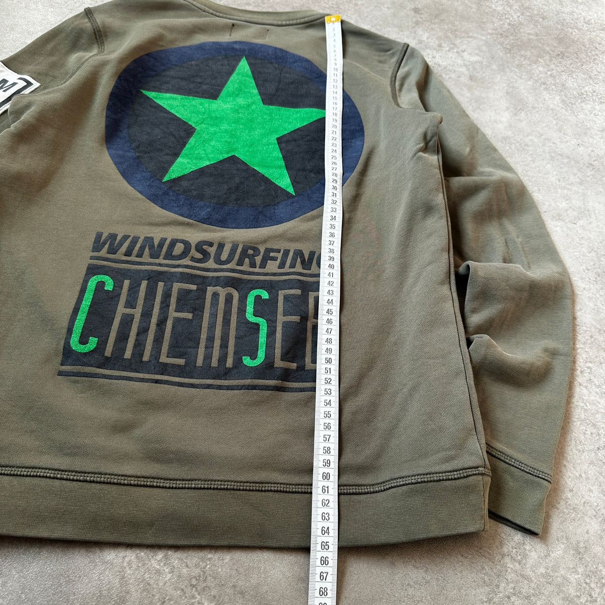 Chiemsee Olive Green Small Chest Logo Crewneck S