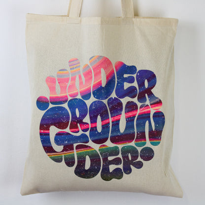 Undergrounder "galaxy" Tote Bag