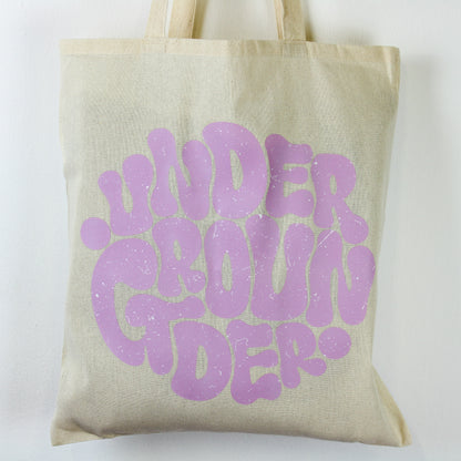 Undergrounder "baby pink" Tote Bag