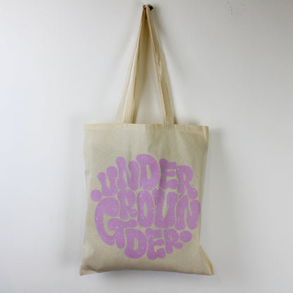 Undergrounder "baby pink" Tote Bag