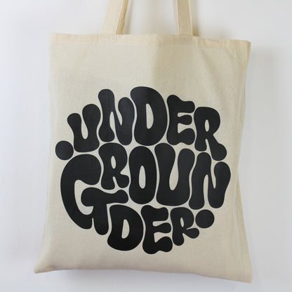Undergrounder "black" Tote Bag