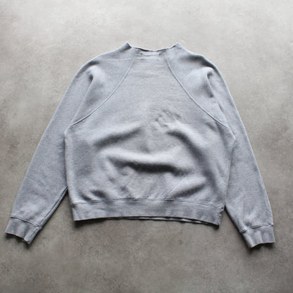 MSGM College Logo Sweatshirt – Grey & Red (Woman-L)