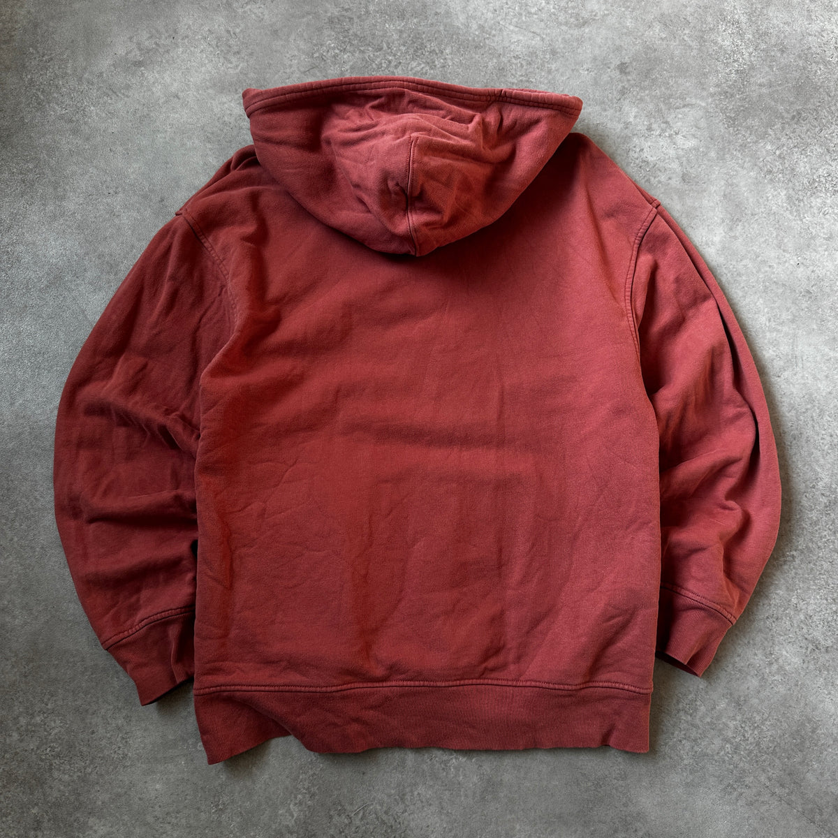 Levi's Rust Red Front Script Logo Hoodie S