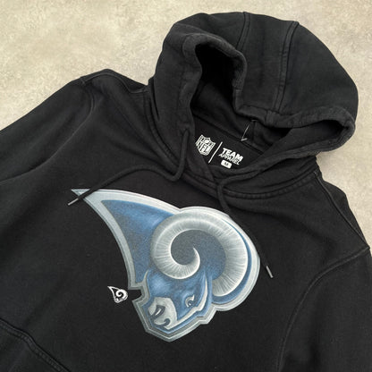 NFL Rams Black Hoodie M