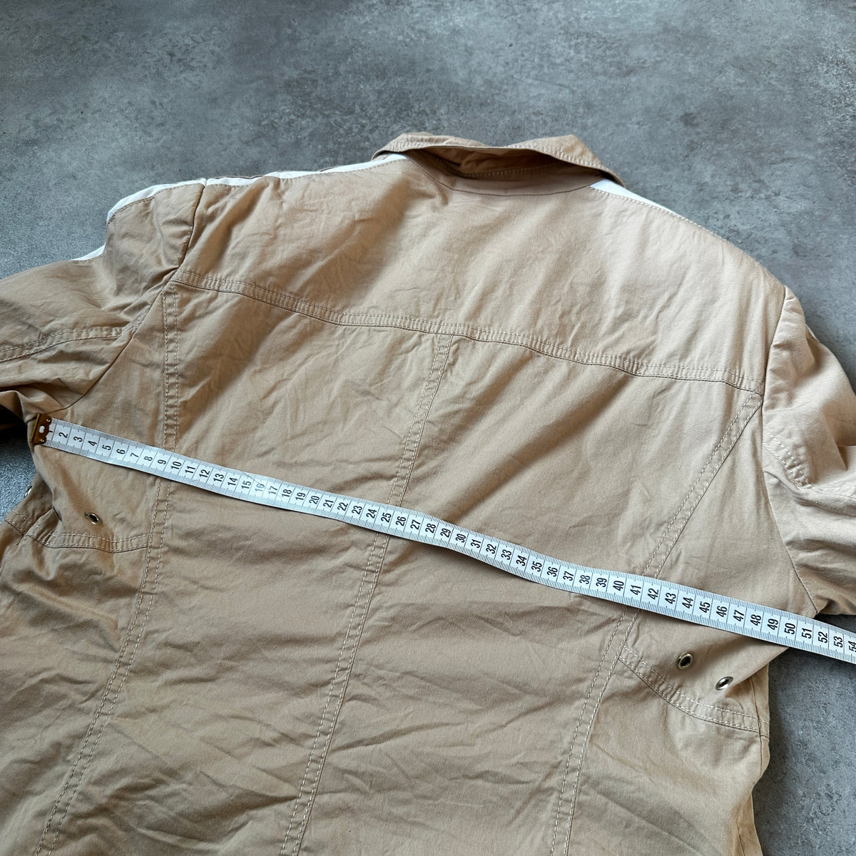 Gerry Weber Beige Dual Arm Stripe Jacket L