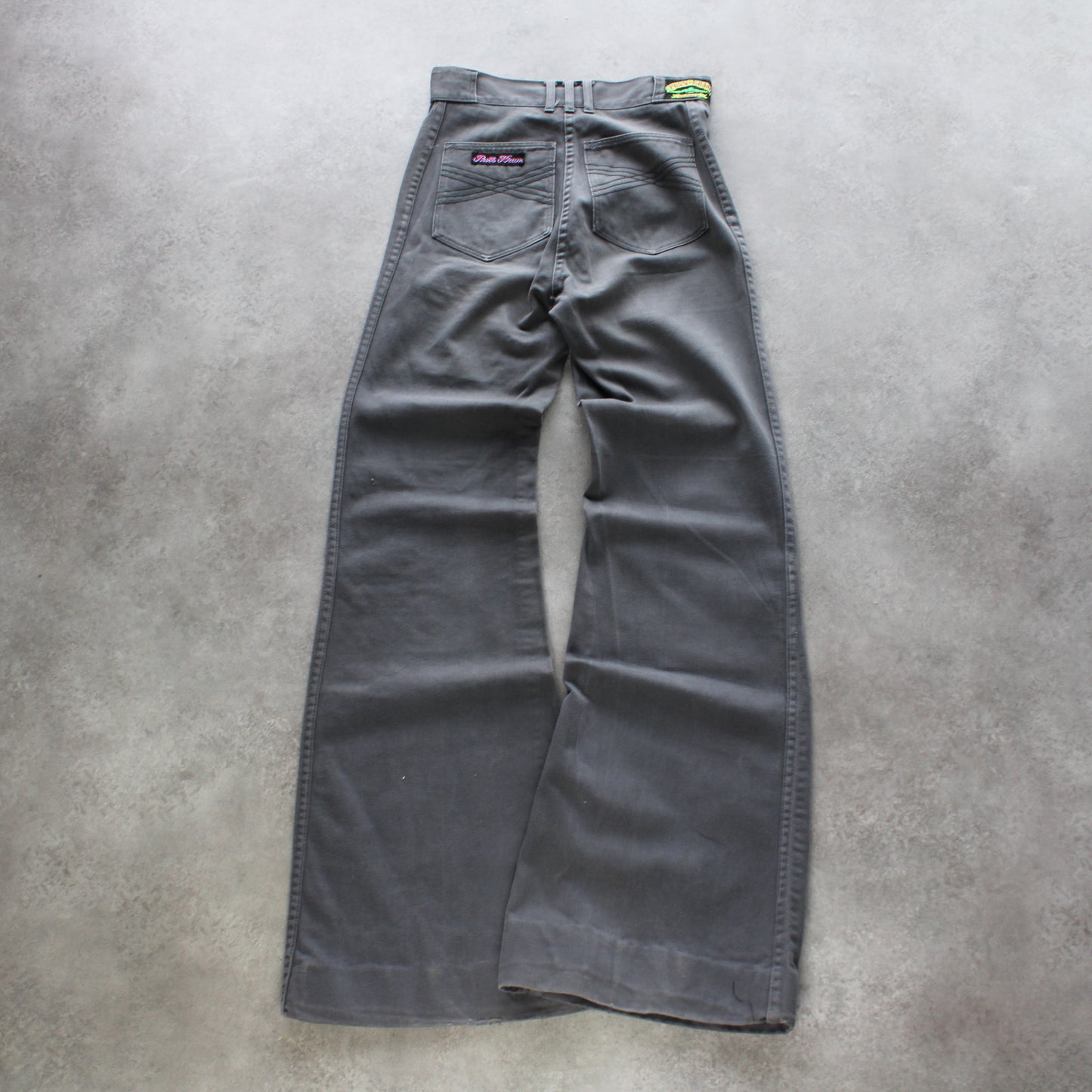 Puss Krazy Vintage Flare Pants – Charcoal Grey (Woman-M)