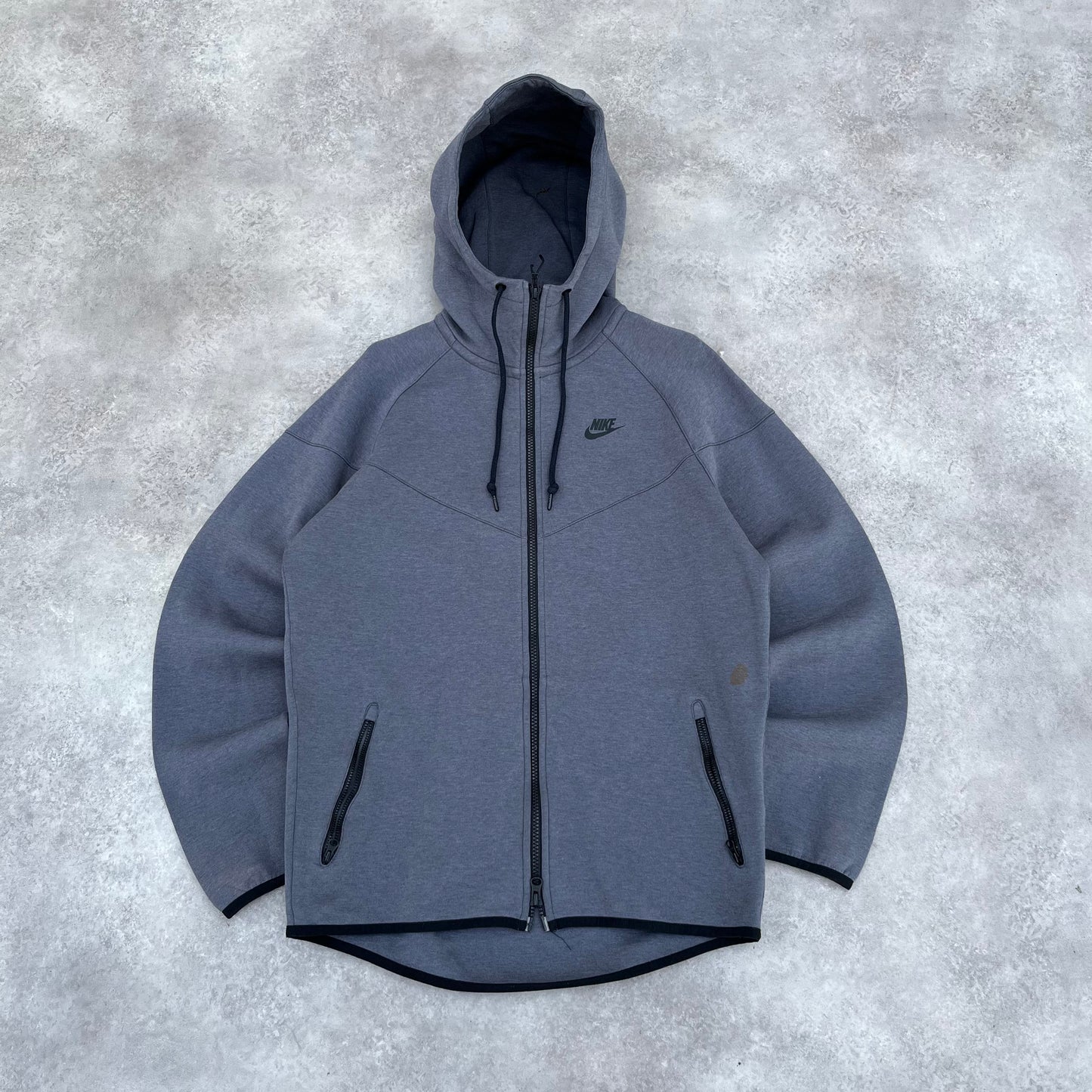Nike Tech Fleece Grey Zip Hoodie M