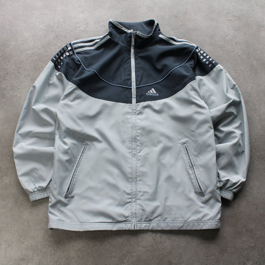 Adidas Vintage Track Jacket – Grey & Navy (Man-L)