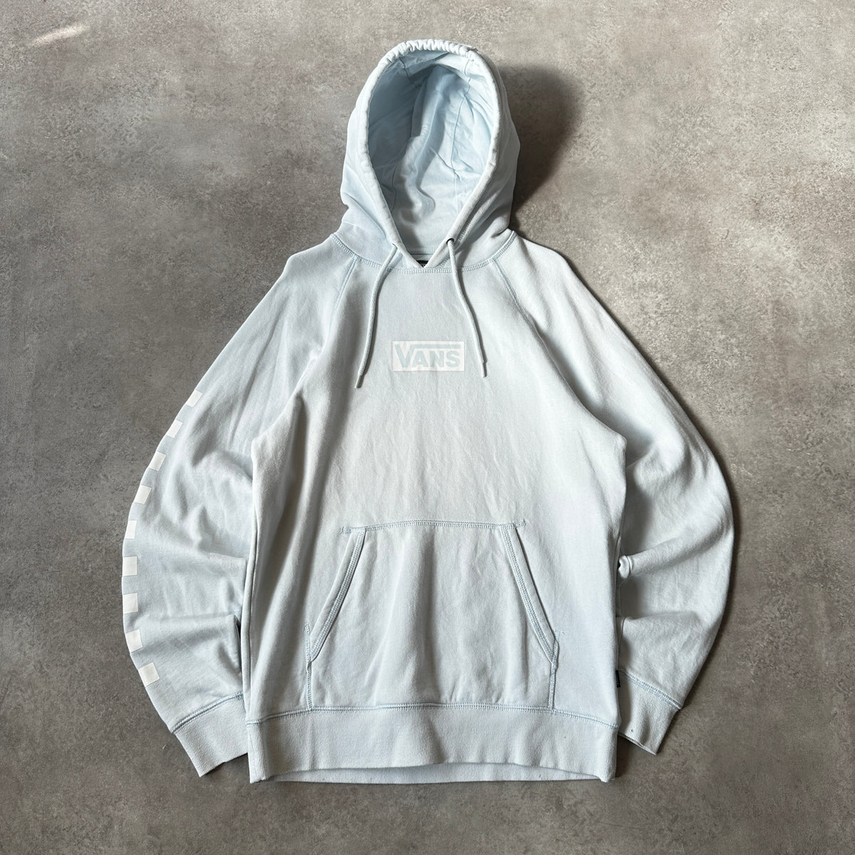 Vans Light Blue Box Logo Hoodie S