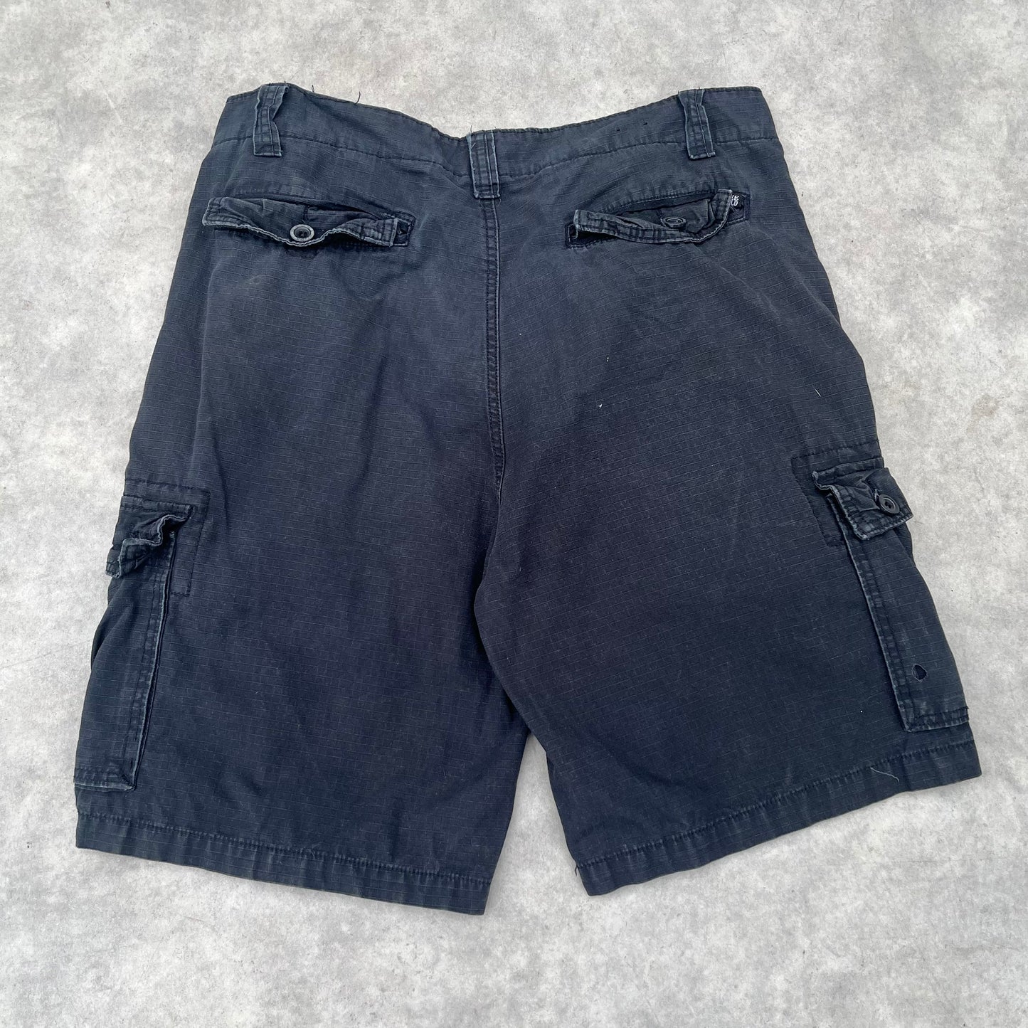 Free World Black Cargo Shorts W36
