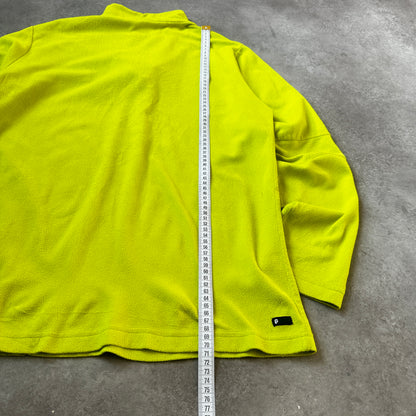 Protest Neon Yellow Fleece 1/2 Zip Sweatshirt L