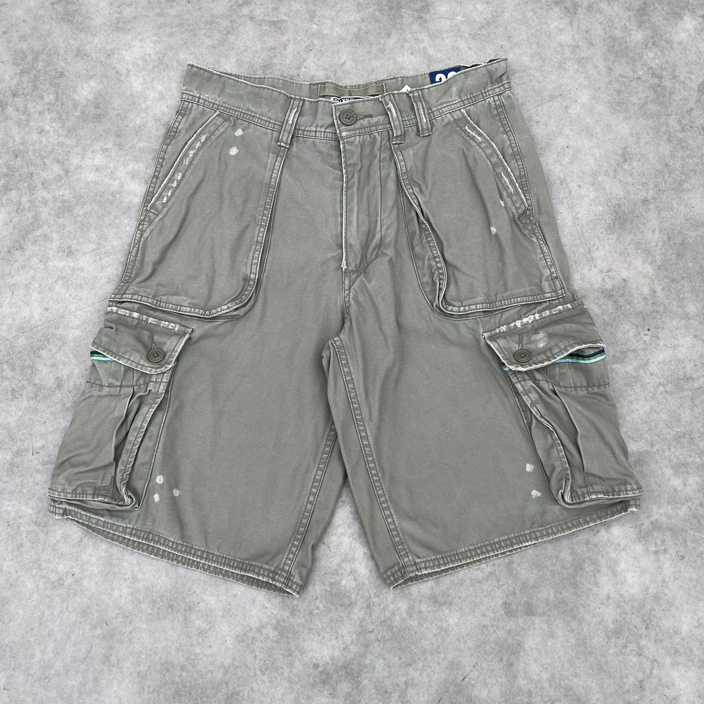 Old Navy Olive Cargo Shorts W29