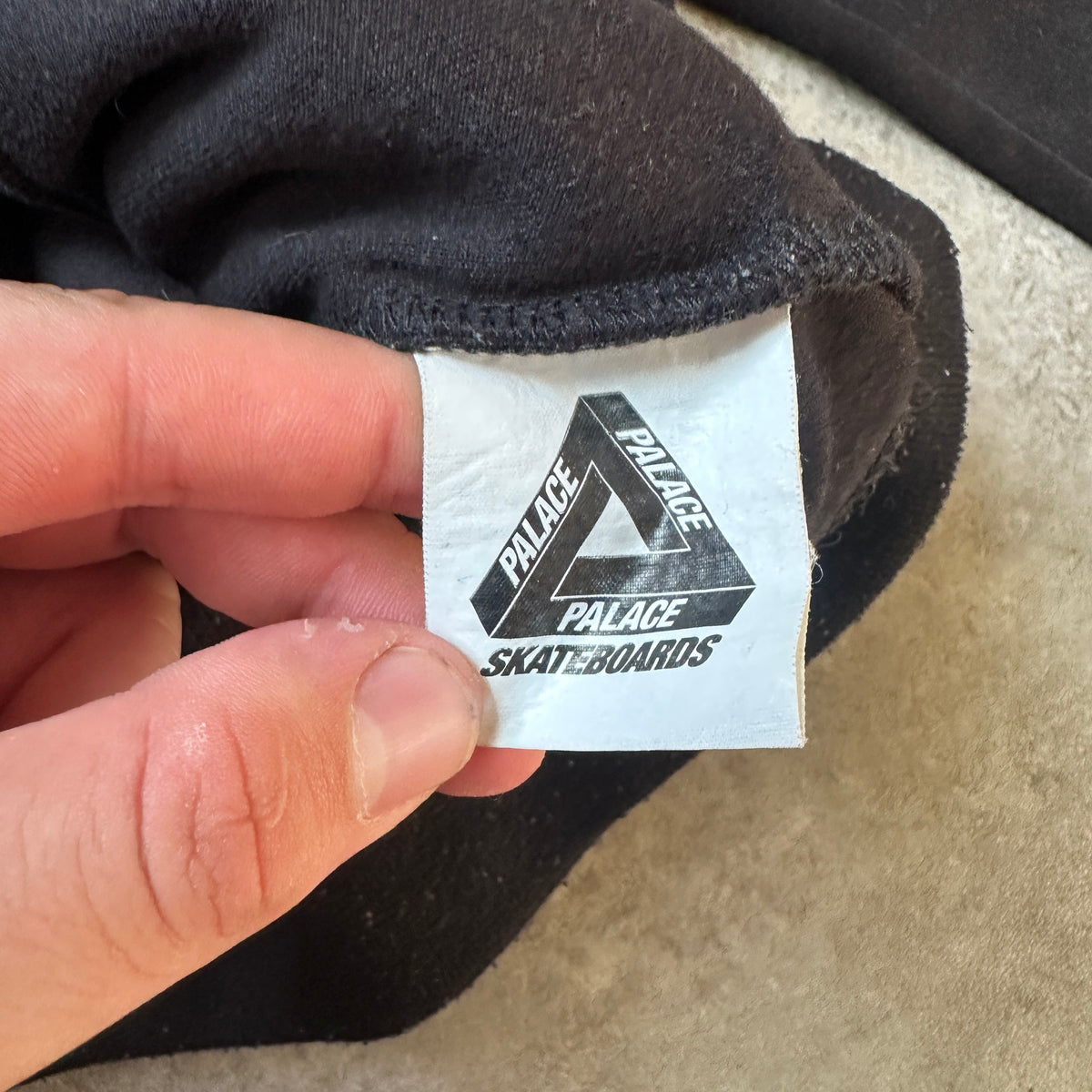 Palace Faded Tri-Ferg Logo Hoodie M