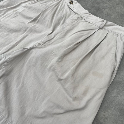 Structure Beige Pleated Shorts W38