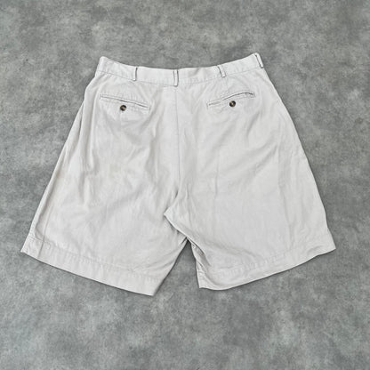 Structure Beige Pleated Shorts W38