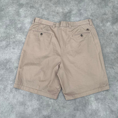 Dockers Beige Pleated Shorts W38