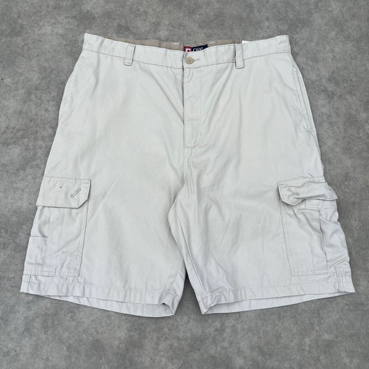 Chaps White Cargo Shorts W38