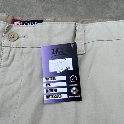Chaps White Cargo Shorts W38