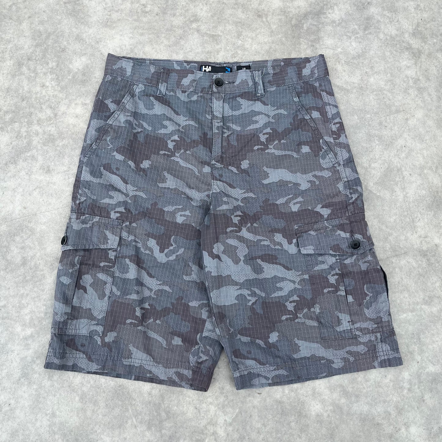 Tony Hawk Grey Camo Cargo Shorts W28