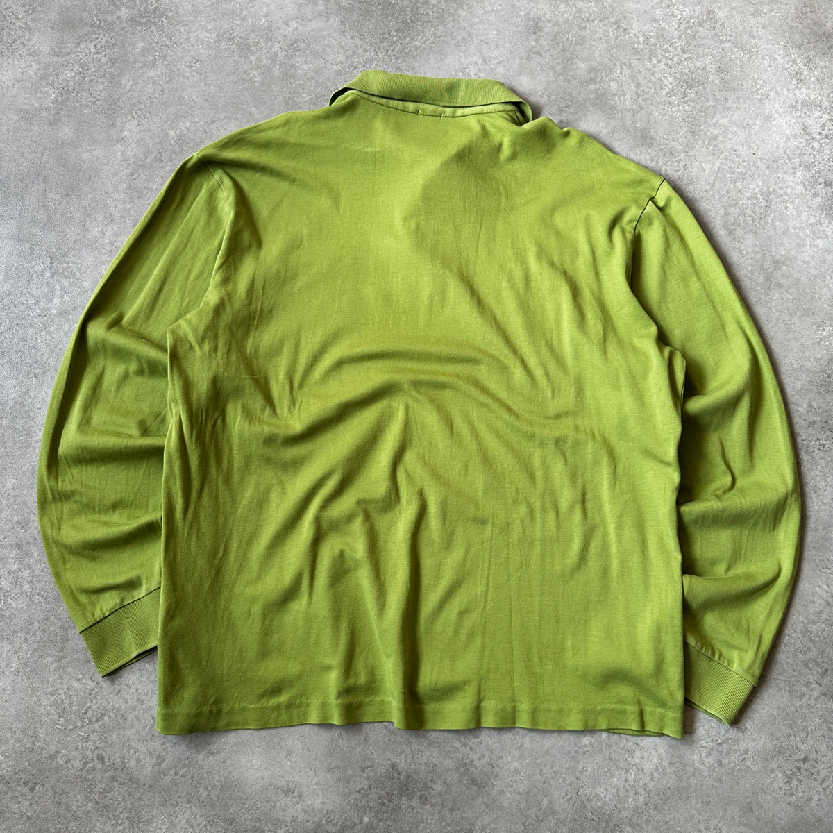 Hugo Boss Olive Green Long Sleeve Polo Shirt XL