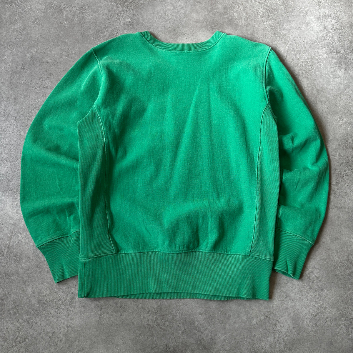 Champion Bright Green Small Chest Logo Crewneck M