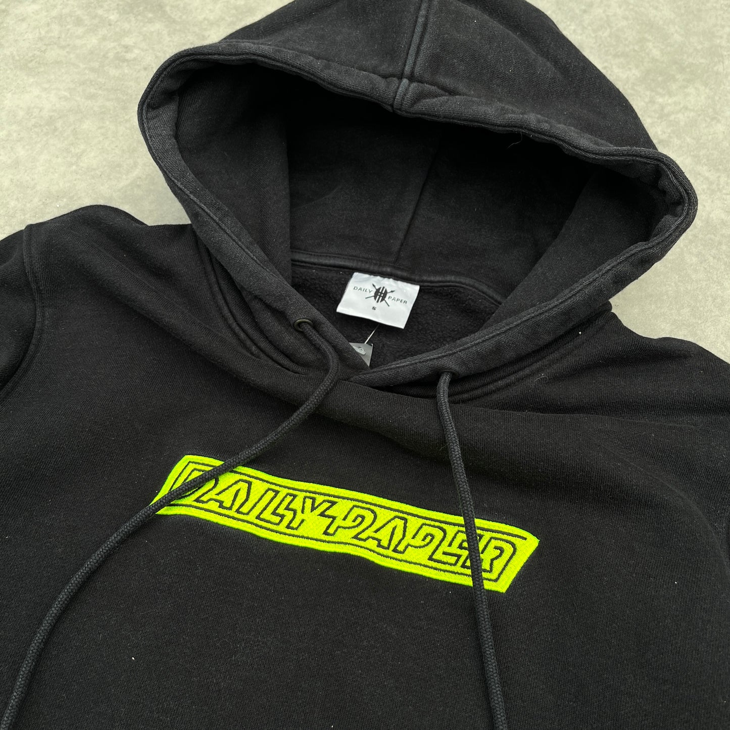 Daily Paper Black Hoodie S