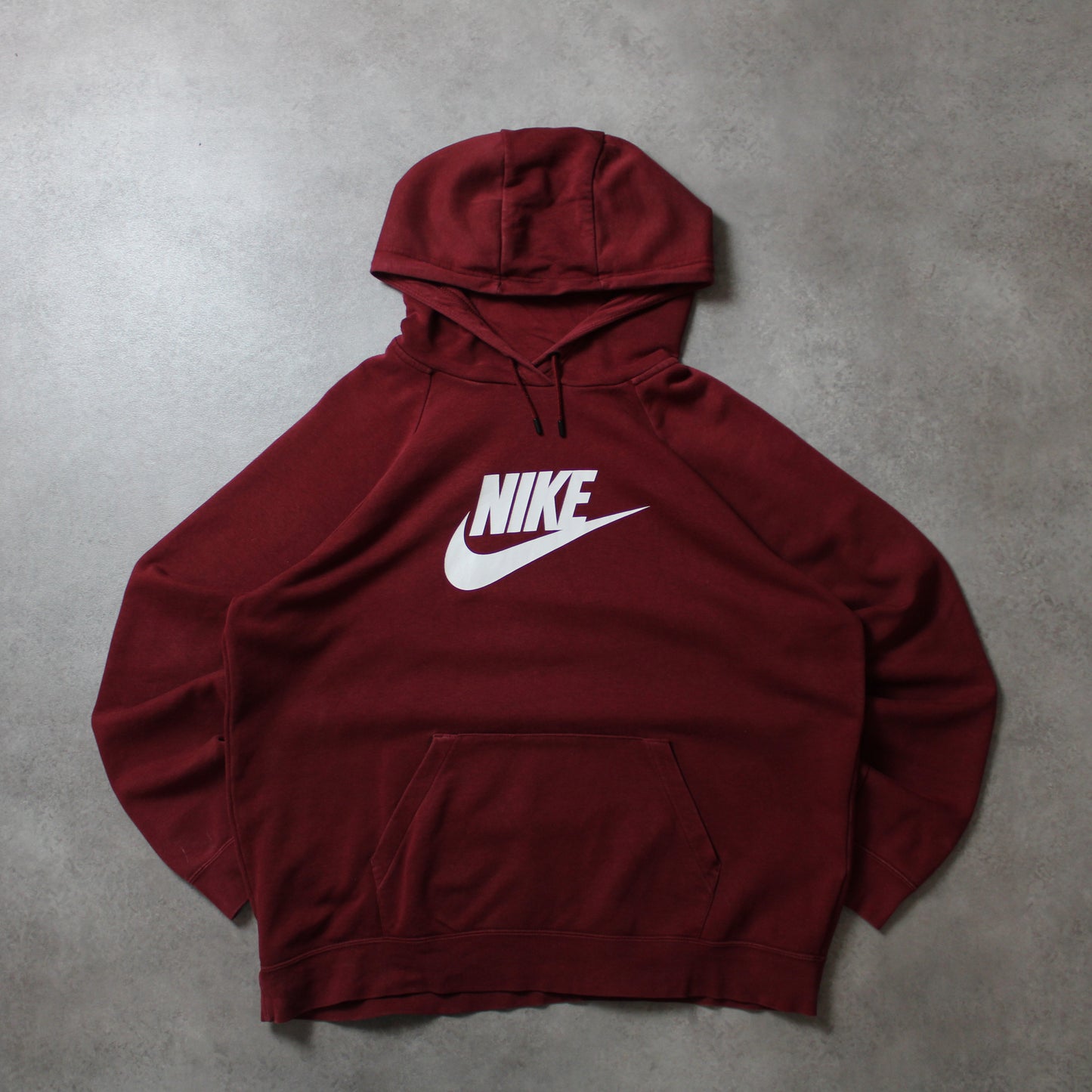 Nike Burgundy Hoodie (Men-XL) [SPOTTED]