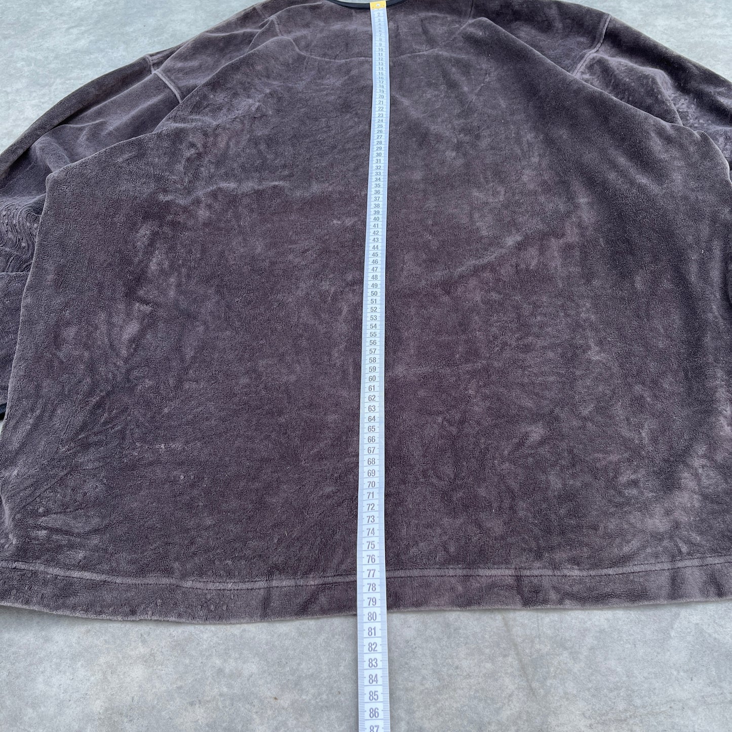 Jordan Brown Velour Quarter Zip Sweatshirt XL