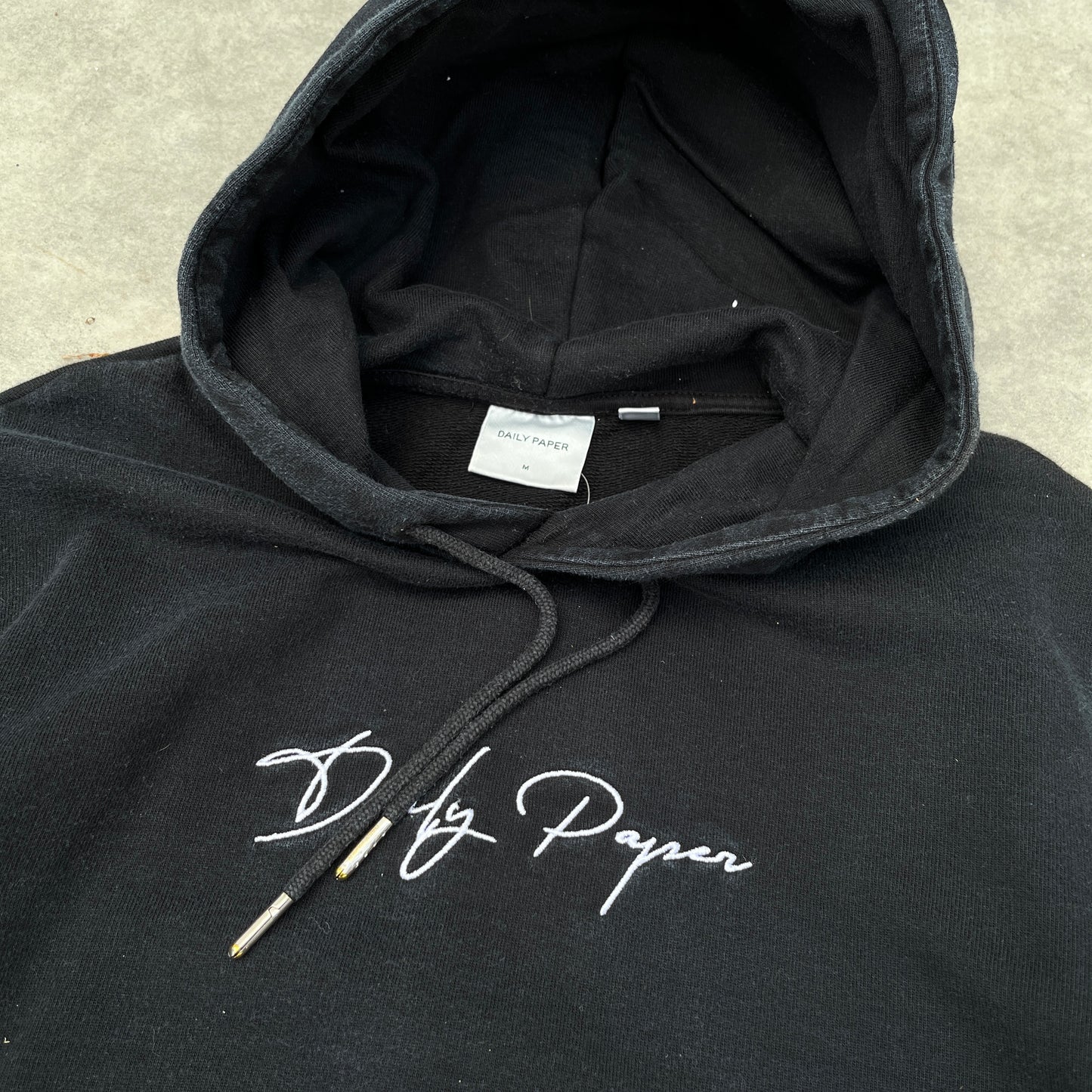 Daily Paper Black Hoodie M
