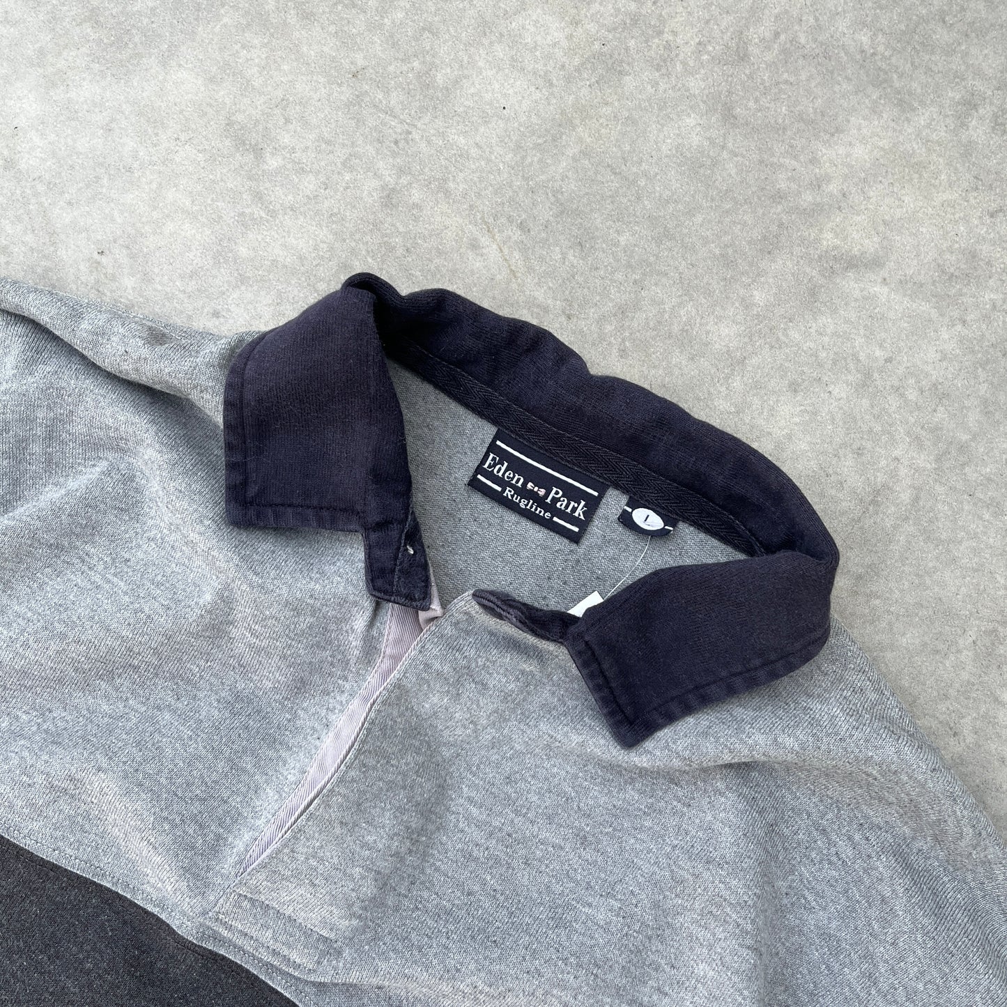 Eden Park Colorblock Rugby Shirt L