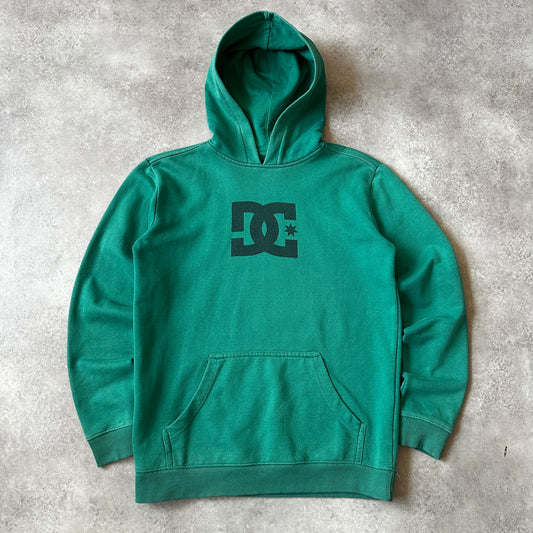 DC Shoes Green Big Center Logo Hoodie XL
