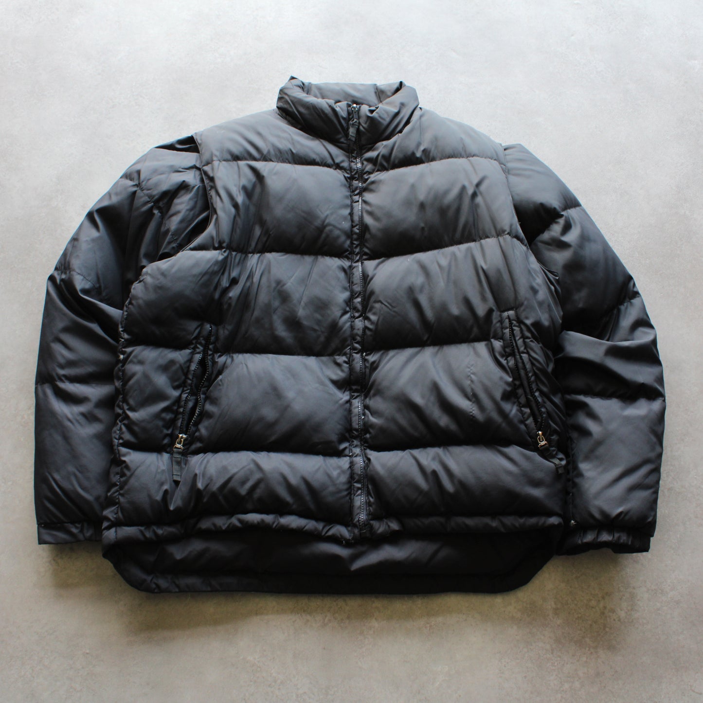 313 Black Puffer Jacket & Vest (Man-54 / XL)