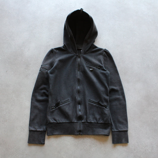 Eckō Unltd. Black Zip-Up Hoodie (Woman-S)