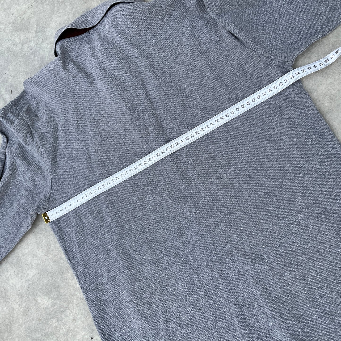 Gant Grey Long Sleeve Polo Shirt L