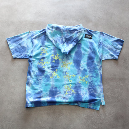 Bronxx Vintage Tie-Dye Hooded Tee (Man-XL)