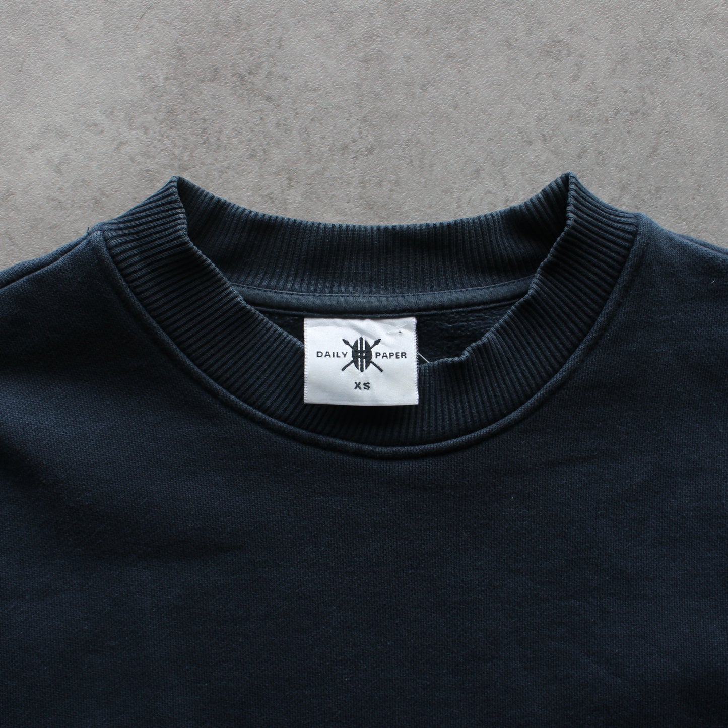 Daily Paper Crewneck Embroidered - Dark Blue (Man-XS)
