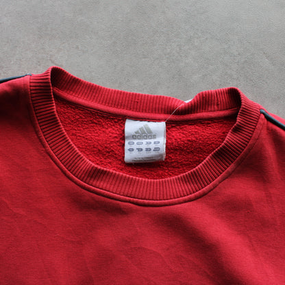 Adidas Y2K Crewneck Center Embroidered - Red (Man-XL)