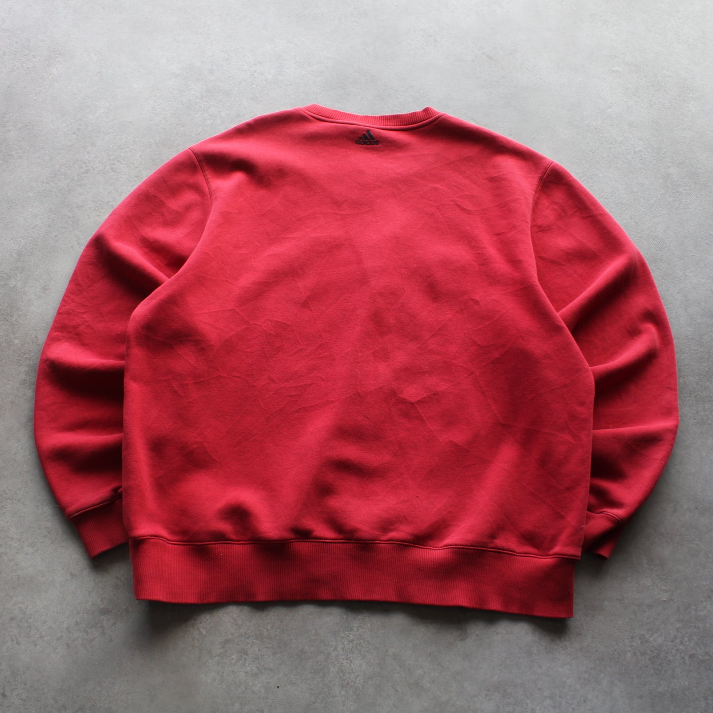 Adidas Y2K Crewneck Center Embroidered - Red (Man-XL)