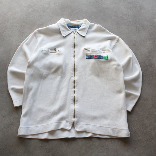 Feel Good Zip Up Vintage - White (Man-M)