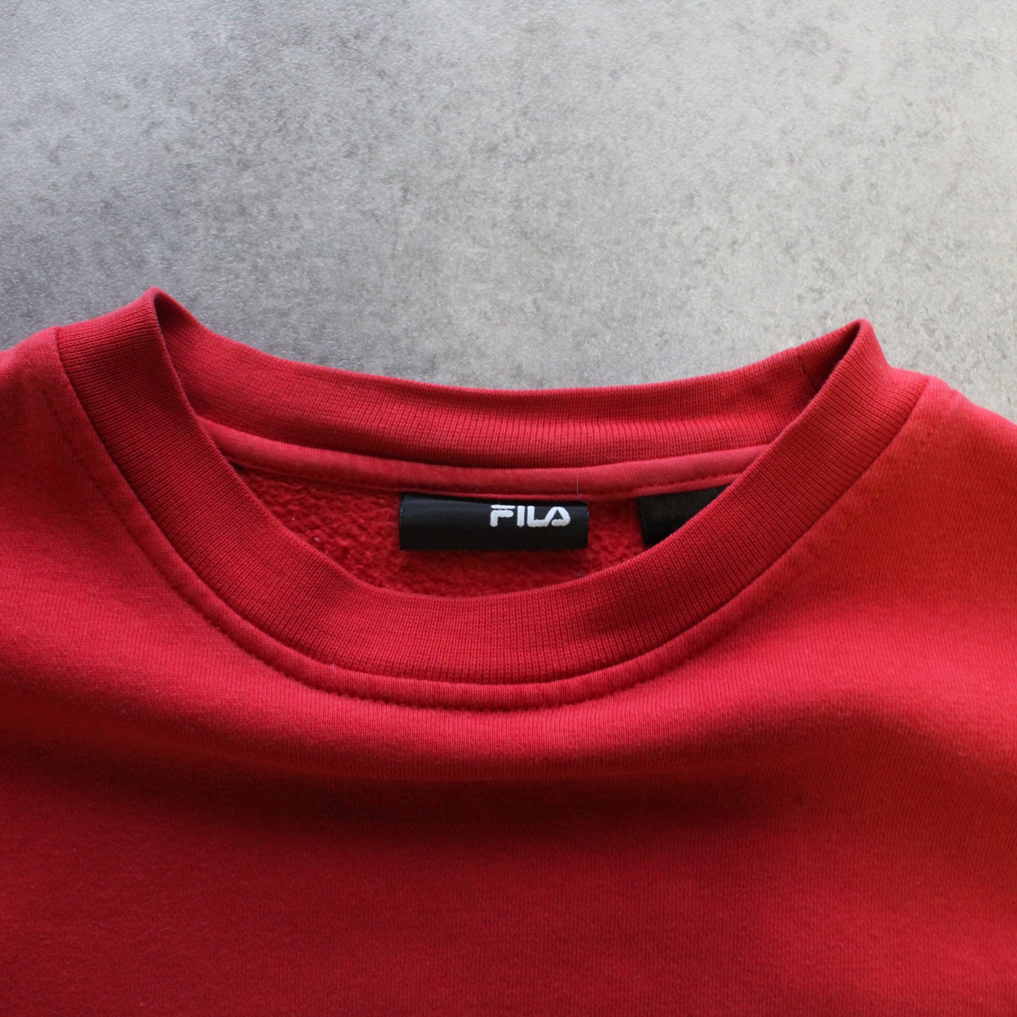 Fila Embroidered Vintage Crewneck – Red (Man-S)