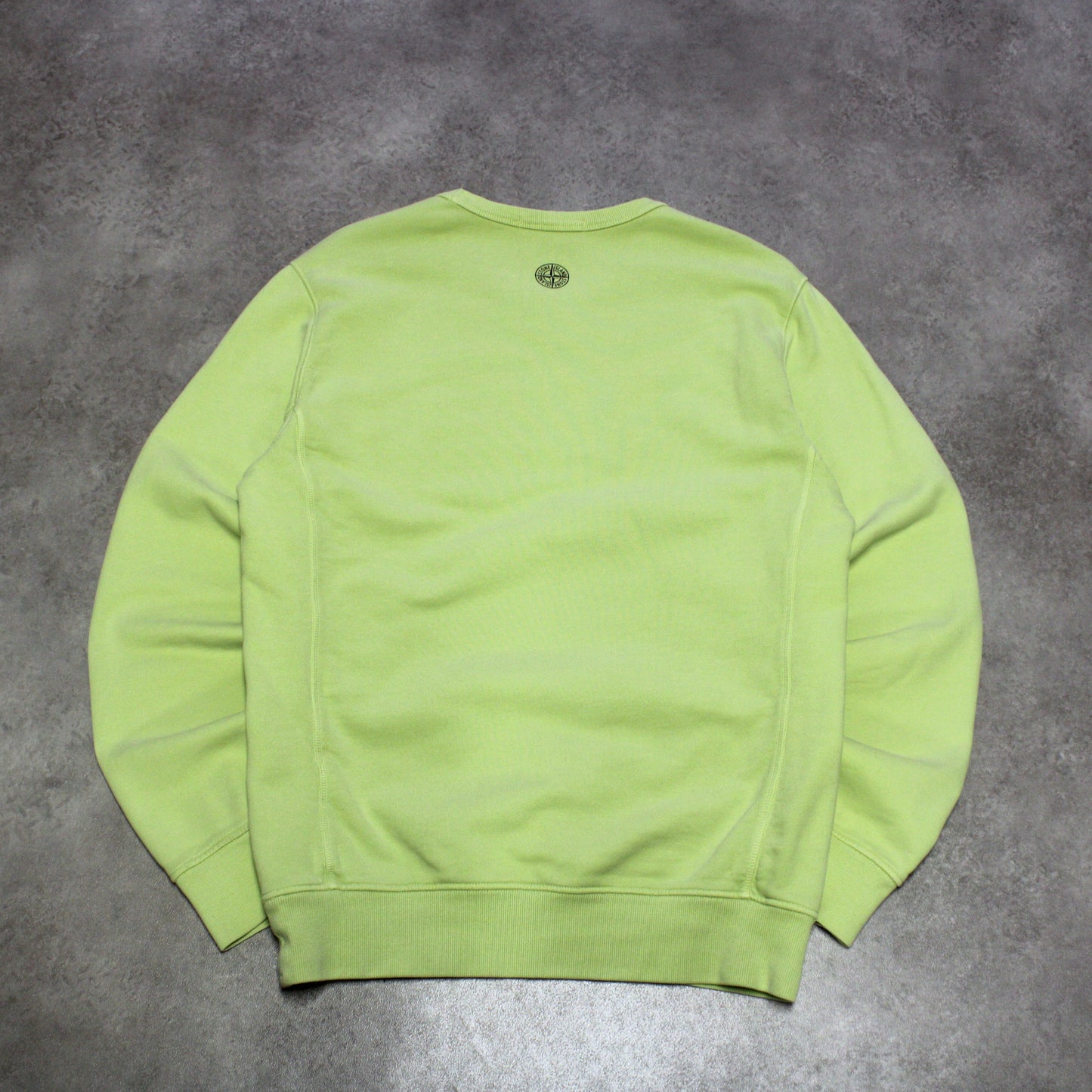 Stone Island Embroidered Crewneck – Lime (Man-M)
