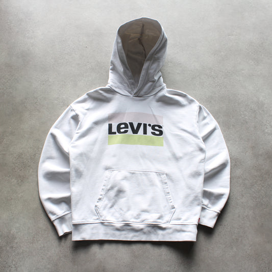 Levi’s Printed Hoodie – White (Man-S)